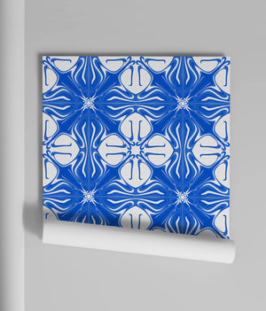 Santorini Tile Wallpaper