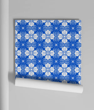 Santorini Tile Wallpaper