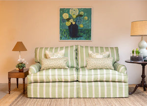 Double Scroll Stripe Linen