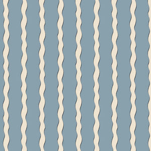 Scroll Stripe Linen
