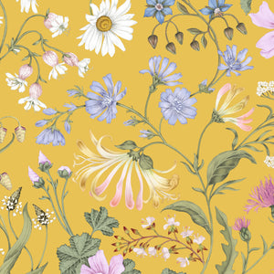 The Lost Garden Wallpaper in India Yellow
