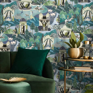 The Art Deco Hills Wallpaper