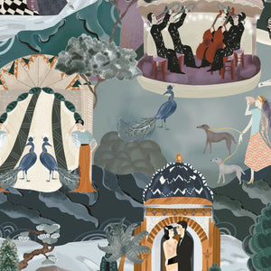 The Art Deco Hills Wallpaper