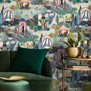 The Art Deco Hills Wallpaper
