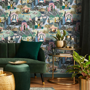 The Art Deco Hills Wallpaper