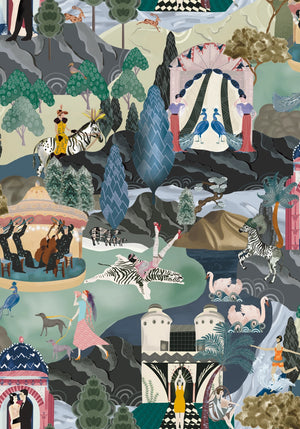 The Art Deco Hills Wallpaper
