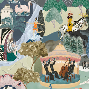 The Art Deco Hills Wallpaper
