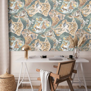 Travel Map Wallpaper