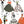 Vintage Dress wallpaper by Dupenny in multicolour, flat sample of 1950s dresses
