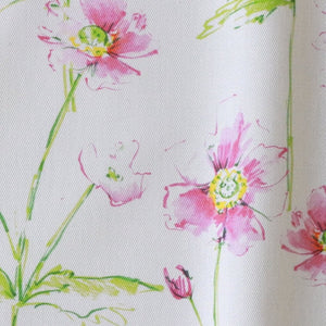 Anemone in Bloom Cotton Linen