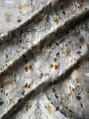 Ashed Marble Velvet Fabric