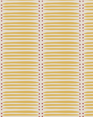 Backgammon Linen Fabric by Annika Reed Studio