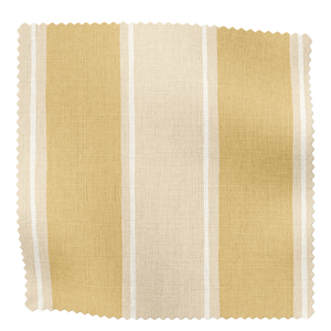 Balancing Act Linen Fabric in Ochre, large scale
