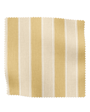Balancing Act Linen Fabric in Ochre, small scale
