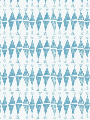 Triangles Wallpaper in Aegean