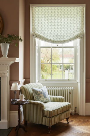 Bluebell Linen Fabric by Annika Reed Studio