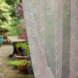 Body Lace Voile in Nude Pink Velvet
