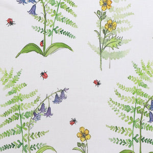 Buttercup and Bluebells Fabric- Cotton Drill