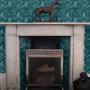 Chattering of Choughs Wallpaper