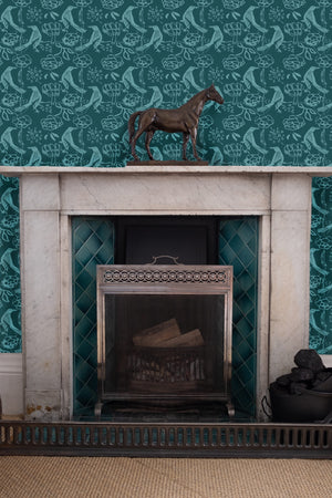 Chattering of Choughs Wallpaper