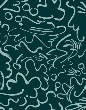 Conquete Dark Green Linen