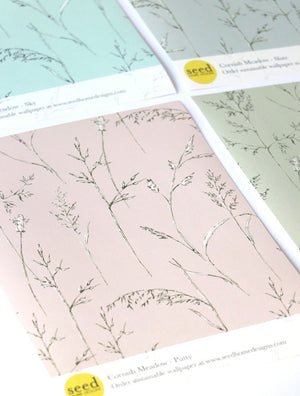 Cornish Meadow Sustainable Wallpaper