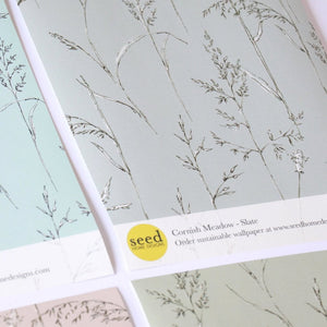 Cornish Meadow Sustainable Wallpaper