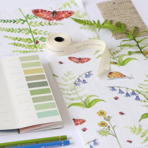 Cornish Woodland Fabric- Cotton Drill
