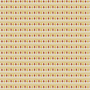 Cross Stitch in Orange Yarn Wallpaper