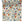 Freya wallpaper by Curate Space in off-white, rolled length showing loose painterly flowers and leaves