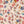 Little Freya wallpaper by Curate Space in soft pink, close-up of small abstract flowers and leaves