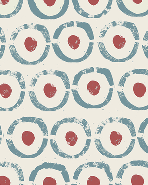 Curling Linen Fabric by Annika Reed Studio