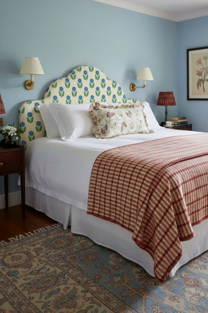 Dahlia Linen Fabric by Annika Reed Studio