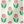 Dahlia Linen Fabric in Red