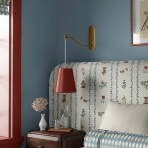 Dance Away in the Garden Linen Fabric by Annika Reed Studio
