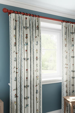 Dance Away in the Garden Linen Fabric by Annika Reed Studio