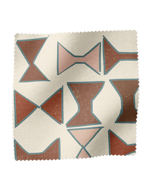 Diablo Linen Fabric in Earthy