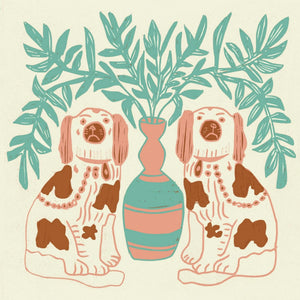 Pair of Dogs Wallpaper