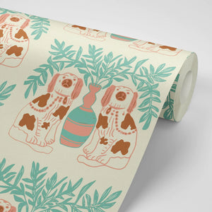Pair of Dogs Wallpaper