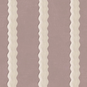 Double Scroll Stripe Wallpaper