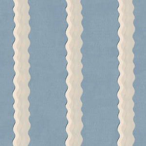 Double Scroll Stripe Wallpaper