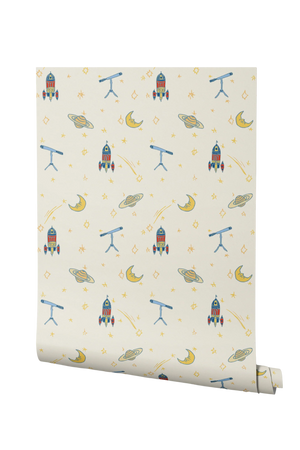 Float Away in Space Wallpaper