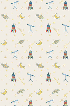 Float Away in Space Wallpaper