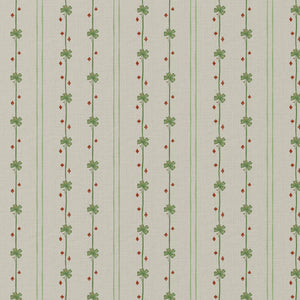 Garden Tetris Linen Fabric by Annika Reed Studio