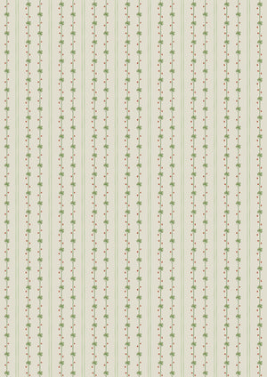 Garden Tetris Linen Fabric by Annika Reed Studio