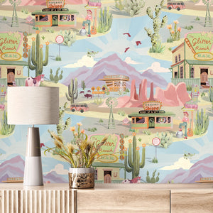 The Glitter Ranch Wallpaper