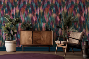Spectre Ikat Wallpaper