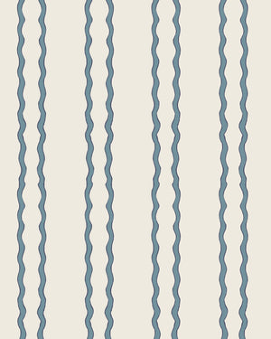 Jester Lines Linen Fabric by Annika Reed Studio