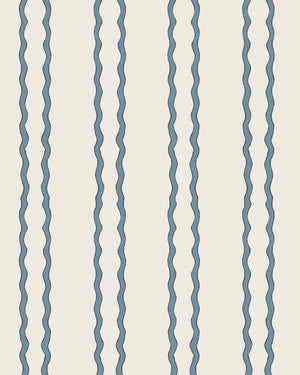 Jester Lines in Blue Wallpaper