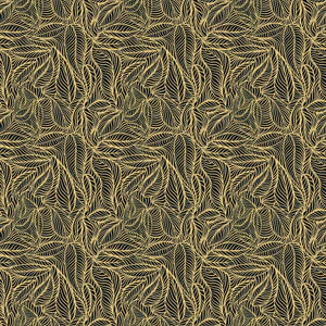Agnes Black and Gold Lustre Velvet